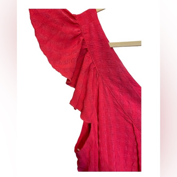 GiGiO Sleeveless Dress Fuschia Side pockets Side 1XL - Picture 6 of 8